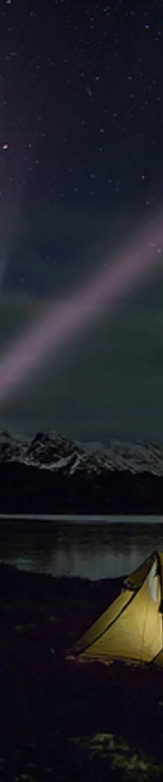 Schlafe unter den Polarlichtern Grönlands